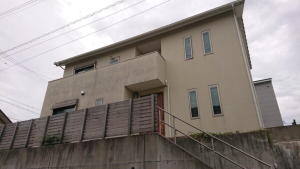 岡崎市大西町　F様邸　外壁塗装　打ちっぱなしコンクリート塗装