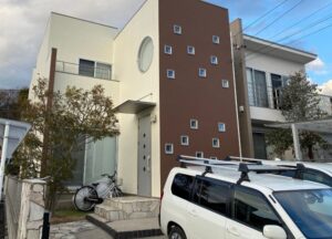 岡崎市・Y様邸　外壁塗装　超低汚染リファイン1000Si-IR(アステックペイント) (1)