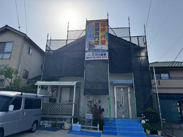 岡崎市I様邸中塗り完了